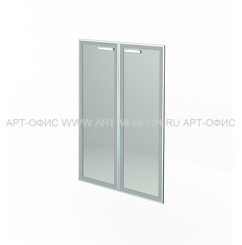 Комплект дверей стекло в рамке АРГЕНТУМ, НТ-601.2 стл, 780х1180