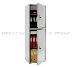 Металлический бухгалтерский шкаф Практик SL-150/2Т,  1490х460х340