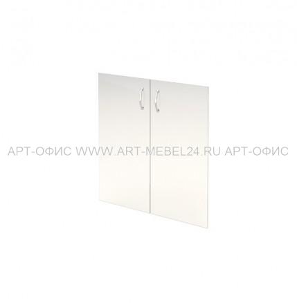 Комплект стеклянных дверей к шкафу А-302 - А-стл302п, 710x760