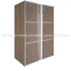 Шкаф с стеклянными дверьми в рамке средний YALTA, LT-ST 2.4R, 800х450х1217