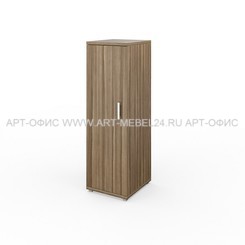 Шкаф средний узкий с глухой дверью АРГЕНТУМ, НТ-440.1, 400х445х1280