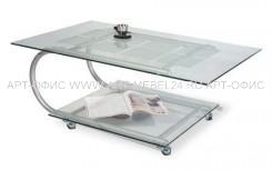Стеклянный столик Дуэт-10,  1100x700x500