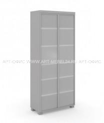 Шкаф высокий с стеклянными дверьми  EDV421, 900х420х2130