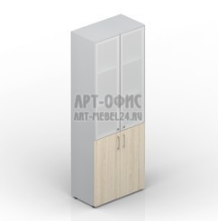 Шкаф комбинированный с матовыми дверьми в рамке BLISS, EMHS834L, 800х440х1950