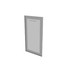 Дверь стеклянная низкая,  KS-3R, (в рамке),  397х795
