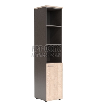 Шкаф колонка с глухой малой дверью и топом XTEN, XHC 42.5(L/R)